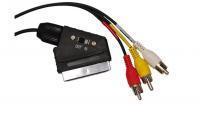 Кабель SCART-3RCA, 1м