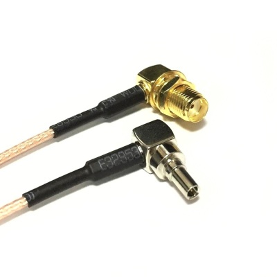 Переходник SMA-female угловой - CRC9 пигтейл Переходник SMA-female угловой - CRC9 пигтейл