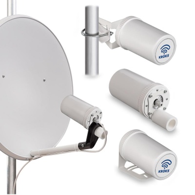 Антенна с роутером Kroks AP-221WP-Pot с Huawei E3372