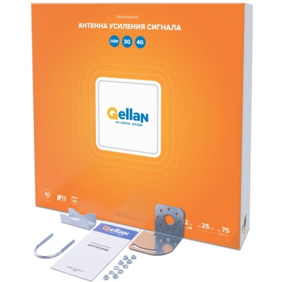 Gellan FullBand-18M MIMO 2x2 панельная Антенна, 3G/4G/LTE/MIMO/WiFi, 18 дБ Gellan FullBand-18M MIMO 2x2 панельная Антенна, 3G/4G/LTE/MIMO/WiFi, 18 дБ