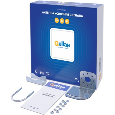 Gellan FullBand-15F панельная Антенна, 3G/4G/LTE/WiFi, 15 дБ Gellan FullBand-15F панельная Антенна, 3G/4G/LTE/WiFi, 15 дБ
